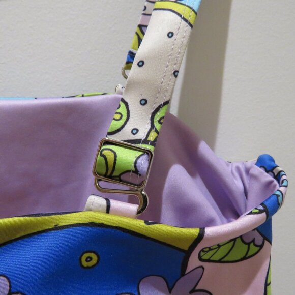 THE HIPPIE SHAKE Marcie Psychedelic Floral Bikini Top Retro 70s Swim Boho - Picture 12 of 14